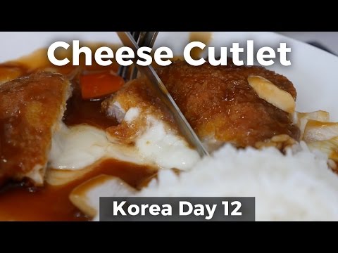 Cheese Filled Pork Cutlet Restaurant - Street Food in Seoul
