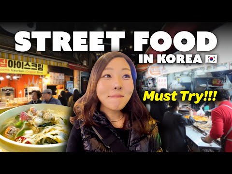 Haeundae Traditional Market - Street Food in Busan